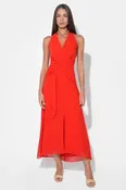 Adelyn Rae Jessika Halter Midi Dress