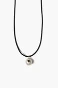 14k Bond Cord Necklace White Pearl