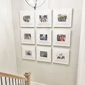 Shiplap White Washed Wood Home Decor Picture Frames | Single or Sets