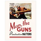 2.5'' x 3.5'' Man, the Guns Magnet