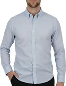 Geo Print 4 Way Stretch Long Sleeve Shirt