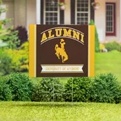 ALUMNI B/H UNIVERSITY OF WYOMING YARD SIGN