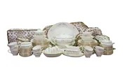 102 Pc Homer Laughlin Georgian Eggshell Nautilus China Dinner Service for 12