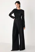 AFTER DARK LACE WIDE LEG JUMPSUIT