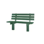 Anchored High Back Bench