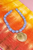 By The Seashore Necklace - Blue