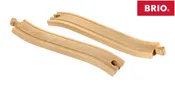 2 Pieces of Ascending Wooden Train Track