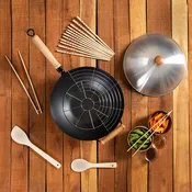 10-Piece 14'' Nonstick Wok Set