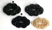 Small beaded vintage appliques