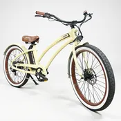 HBBC Women's Electric Cruiser - Vanilla/Brown