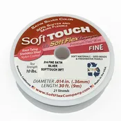 .014 Fine Satin Silver Soft Touch Premium 30ft