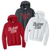 Buckeye Elite Port & Co® Fleece Pullover Hooded Sweatshirt
