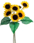 12" Artificial Mini Sunflower Bundle