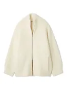Alpaca Shaggy Zip Coat