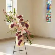 Graceful Remembrance Floral Cross