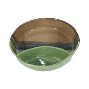 Handmade Ceramic Chip And Dip Serving Dish