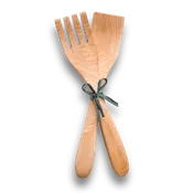 Fork and Spoon Salad Utensils