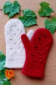 Aran Mittens to Felt #132