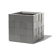 3D Aluminum Cube Planter