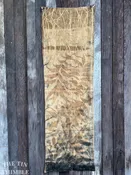 Botanical Printed Table Runner or Scarf by Sharon Mansfield  - Natural Leaves Printed on USA Produced 100% Wool Fabric - Colorfast & Washable