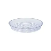 10" Clear Plastic Saucer — EcoGarden Supply