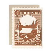 Forever an Adventure Stamp Greeting Card