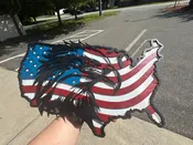 American Flag Sign