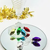 Vintage Bulb Wine Charms