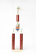 2 Post Star Series Logo Trophy