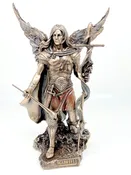 St. Gabriel the Archangel with Cross and Trumpet Statue 9 1/4"