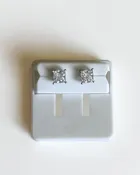 CZ Square Studs