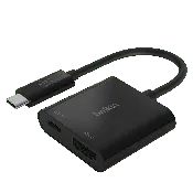 Belkin USB-C to HDMI + Charge Adapter Black