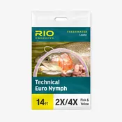 Technical Euro Nymph Leader - 14ft - 2X/4X - Black & White — Esopus Creel