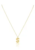 Bubble Initial Necklace