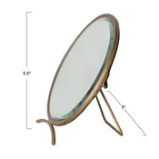 Brass Mirror