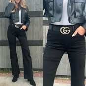 Bevy Flog - Amanda Pant in Black