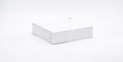10″x10″x2 1/2″ Lock Corner White Bakery Box, 1 Piece
