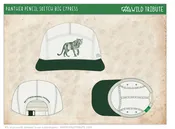 Camper Hat- Big Cypress Panther Sketch