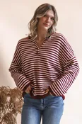 Aria Striped Blouse