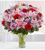 An Adoring Love Bouquet in Vase