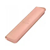 Parker Leatherette (Vinyl) Zippered Pen Case, Dusty Rose