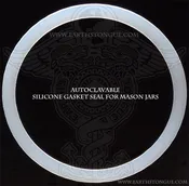 Autoclavable Silicone Gasket for Regular Mouth Jars
