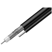 Belden 9117M-010 Black RG59 Quad Shield Cable