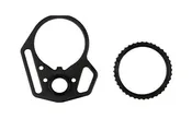 STRIKE MULTI END PLATE W/ CASTLE NUT BLK