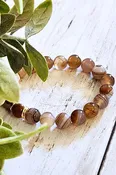 Brown Sugar Beaded Stretch Bracelets - 5 Styles