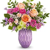 TELEFLORA'S PRETTY GLOW BOUQUET
