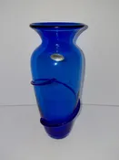 Blenko Colbolt Vase — Pocahontas Antiques & Curiosities