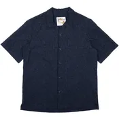 Aloha Shirt - Jungle Jacquard - Navy