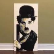 Lego Mosaic "The Tramp" by Jack Ferdman W/COA