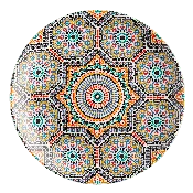Fez Moroccan Tile Salad Plates